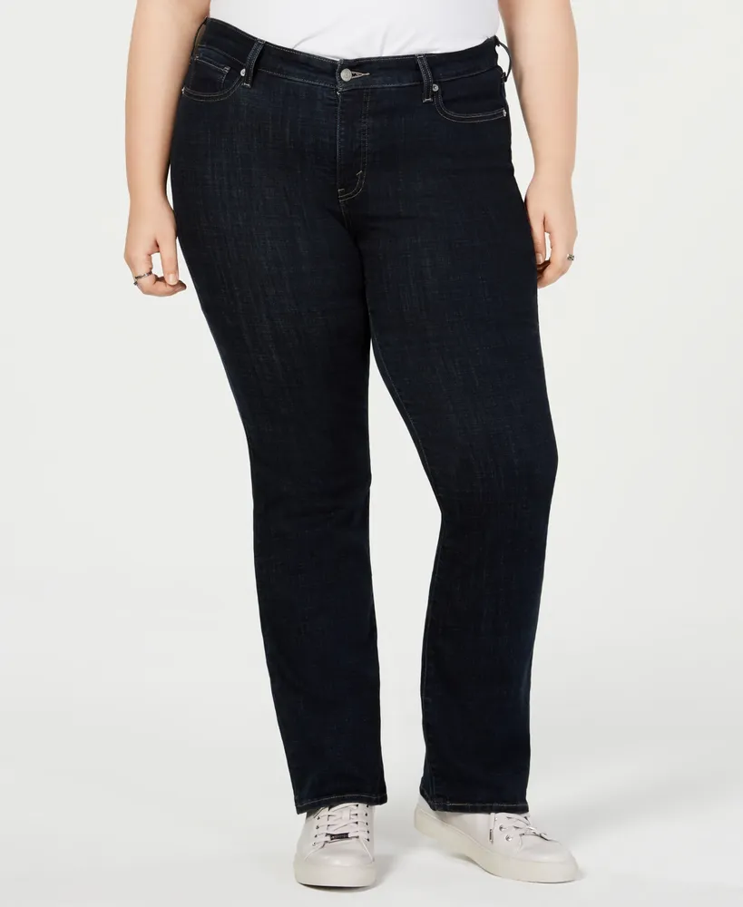Levi's 725 High-Waist Classic Stretch Bootcut Jeans - Macy's