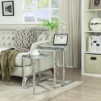 Eleana Glass Nesting Tables