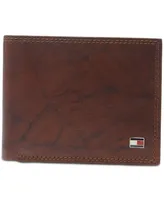 Tommy Hilfiger Men's Traveler Rfid Extra-Capacity Bifold Leather Wallet