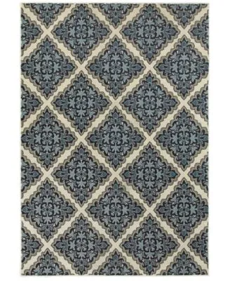 Oriental Weavers Linden 7816b Ivory Blue Rug