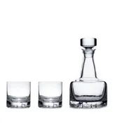 Orrefors Erik Double Old Fashioned Glasses & Decanter Set