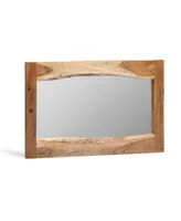 Alpine Natural Live Edge Wood 36" Mirror