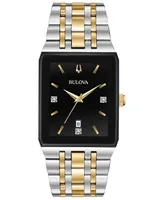 Bulova Men's Diamond-Accent Two