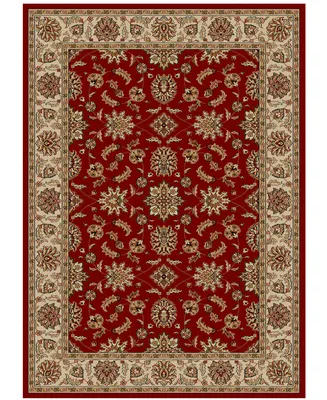Closeout!! Km Home Pesaro Meshed Red 7'9" x 11' Area Rug