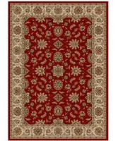 Closeout!! Km Home Pesaro Meshed Red 7'9" x 11' Area Rug