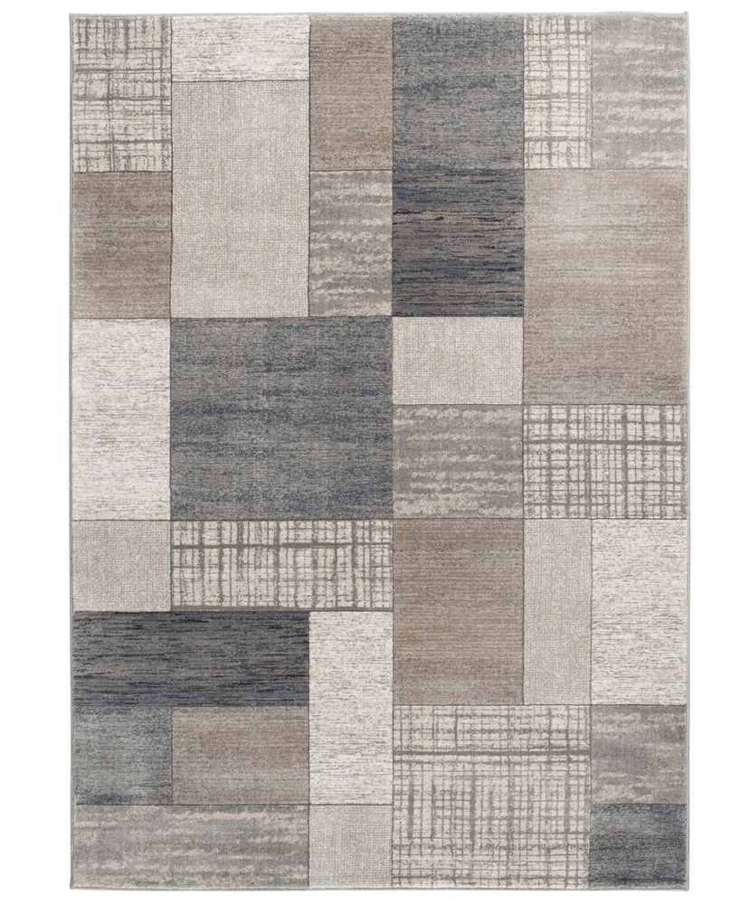 Km Home Waterside Pier Multi 7'10" x 10'10" Area Rug