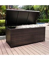 Palm Harbor Outdoor Wicker Storage Bin