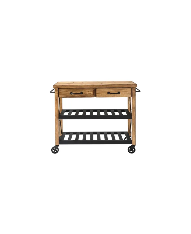 Crosley Roots Rack Industrial Kitchen Cart