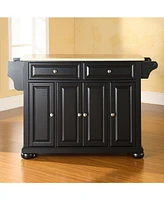 Alexandria Natural Wood Top Kitchen Island