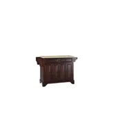 Lafayette Natural Wood Top Kitchen Island