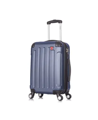 Dukap Intely 20" Hardside Spinner Carry-On Luggage With Usb Port