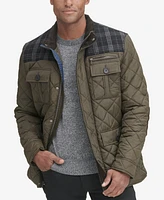 Cole Haan Mixed Media Quilted Jacket