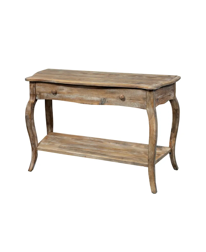 Alaterre Furniture Rustic - Reclaimed Media/Console Table, Driftwood