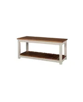 Savannah Coat Hook with Bench Set, Ivory