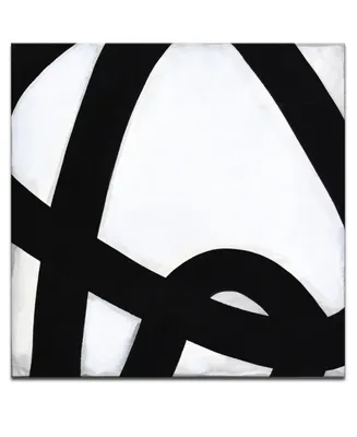 Ready2HangArt, 'Lines Iv' Shape Canvas Wall Art