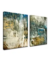 Ready2HangArt, 'Ravine Falls I/Ii' 2 Piece Abstract Canvas Wall Art Set