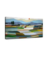 Ready2HangArt, 'Fertile Pasture' Abstract Canvas Wall Art