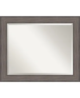 Amanti Art Country Barnwood 33x27 Bathroom Mirror