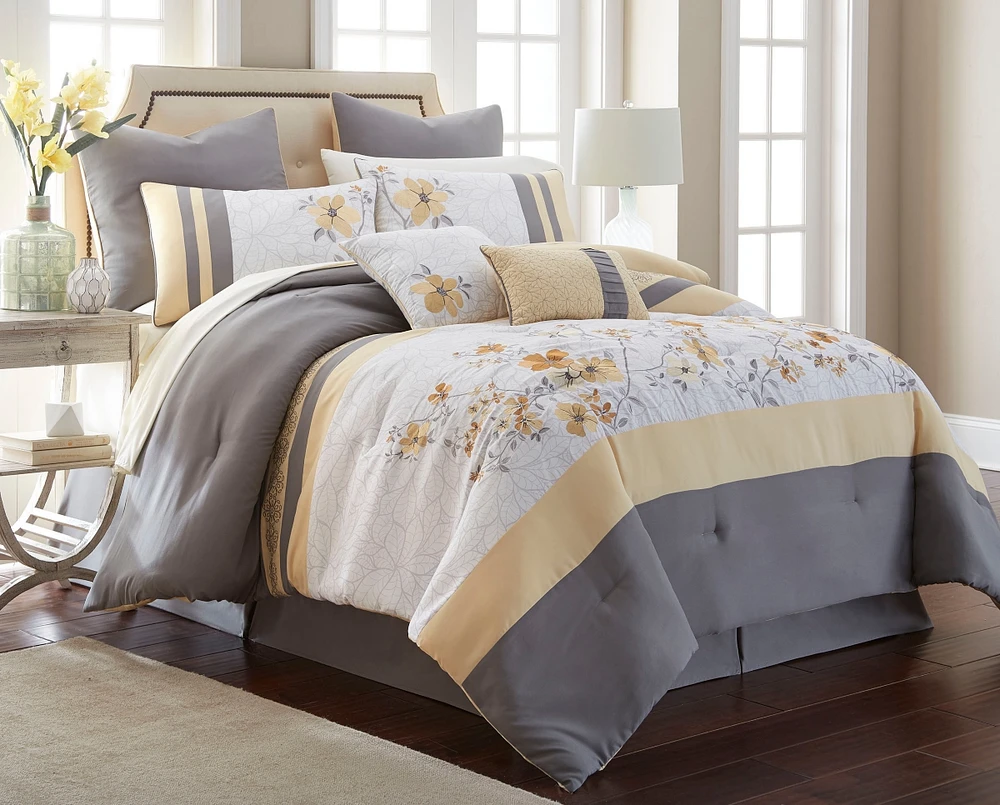 Stratford Park Candice 12-Pc. Comforter Set, Queen