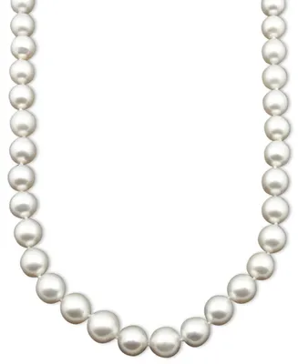 Belle de Mer Pearl Necklace, 17" 14k White Gold A Cultured White South Sea Pearl Strand (9