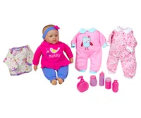 Lissi 15 Inch Baby Doll Set With Extra Clothes And Accessories
