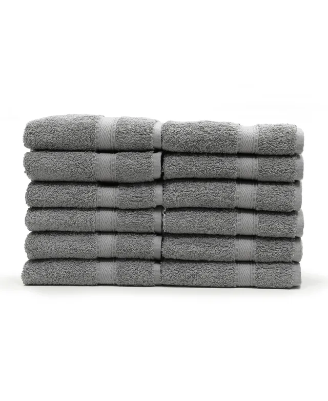 Linum Home Textiles Sinemis 100% Turkish Cotton Terry Bath Towels - Set of 6 White