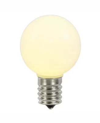 Vickerman Warm White Ceramic G50 Led Replacement Bulb, 5 Per Bag