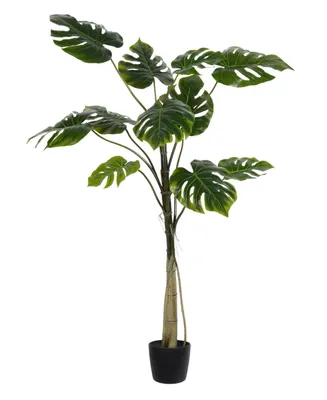 Vickerman 54" Artificial Potted Grand Split Philodendron Tree