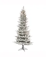 9' X 51" Flocked Kiana Artificial Christmas Tree