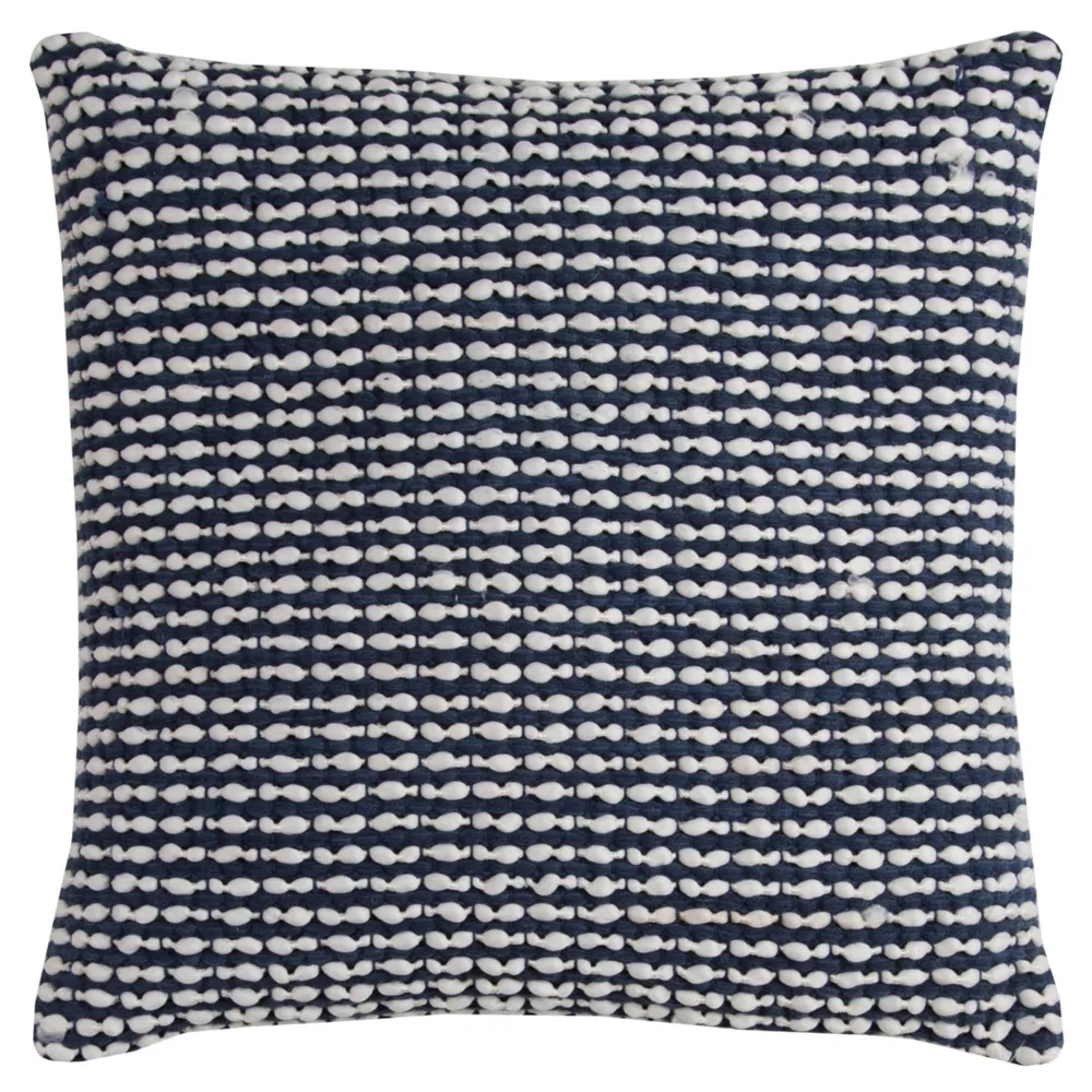 20x20 Oversize Solid Square Throw Pillow Black - Rizzy Home