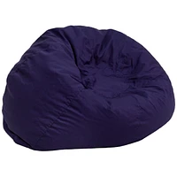 Oversized Solid Navy Blue Bean Bag Chair