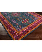 Livabliss Anika Ani-1005 Teal 5'3" x 7'3" Area Rug