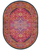 Livabliss Harput Hap-1009 Garnet 6'7" x 9' Oval Area Rug