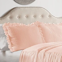 Ruffle Skirt 2-Piece Twin Bedspread Set