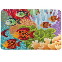 Fish In The Hood Memory Foam Rug