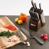 Cambridge Nero 12-Piece Cutlery Set with Knife Block