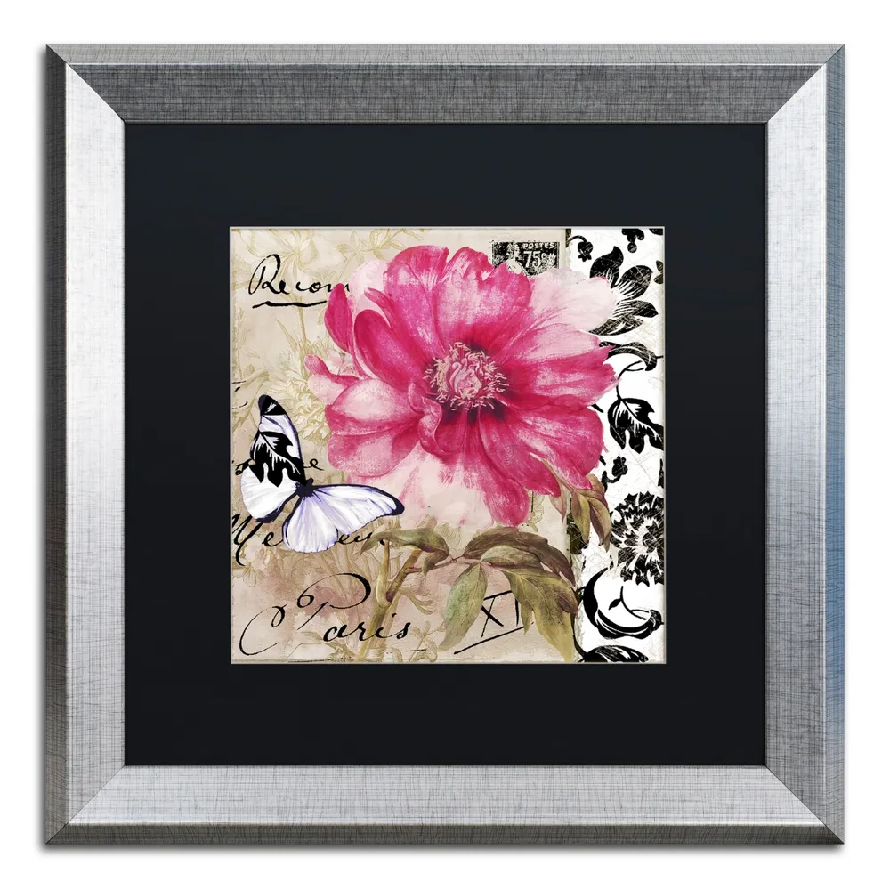 Color Bakery 'Le Pink' Matted Framed Art, 16" x 16"