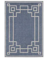 Livabliss Alfresco Alf-9654 Charcoal 2'3" x 4'6" Area Rug, Indoor/Outdoor