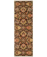 Livabliss Caesar Cae-1028 Dark Brown 2'6" x 8' Runner Area Rug