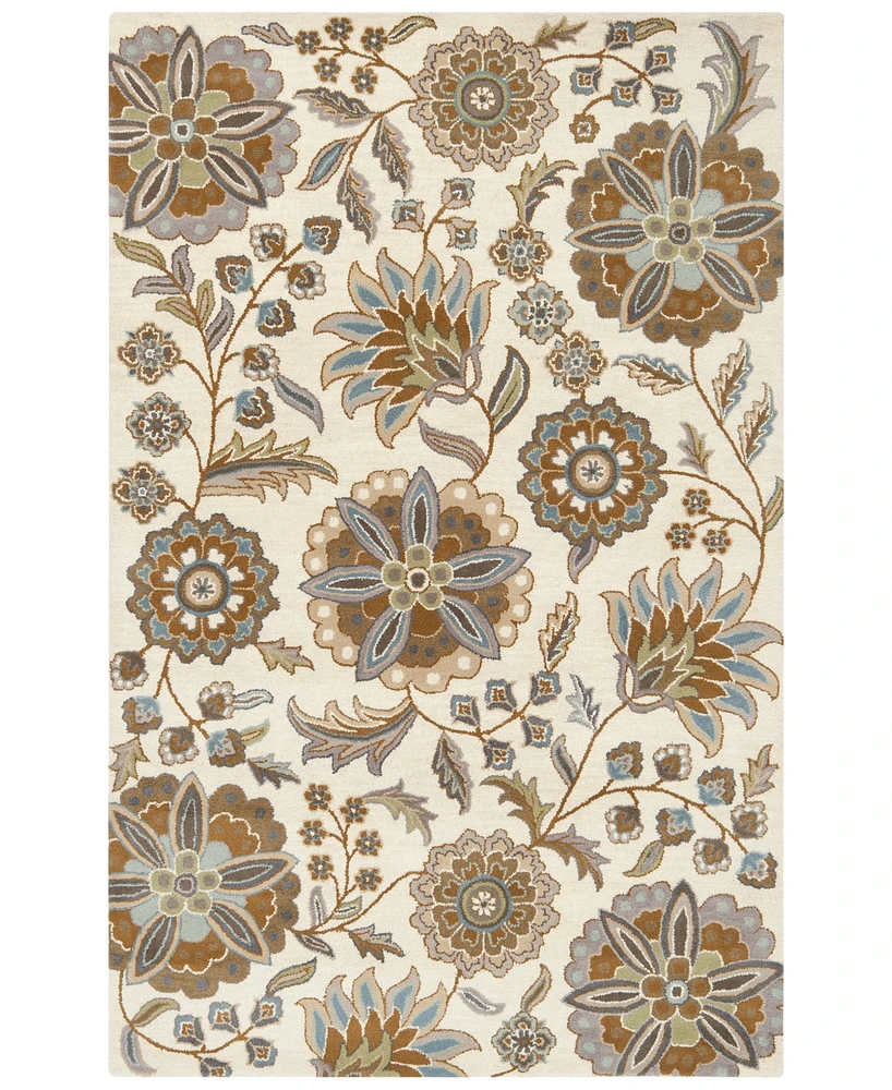 Livabliss Athena Ath-5063 Denim 6' x 9' Area Rug