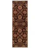 Livabliss Caesar Cae-1051 Dark Brown 2'6" x 8' Runner Area Rug