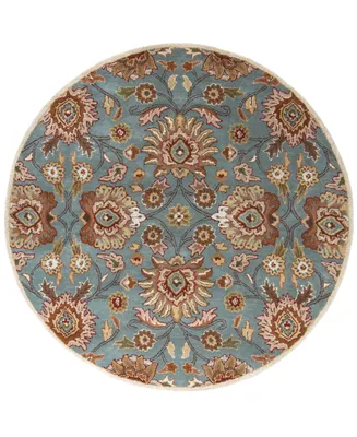 Surya Caesar Cae-1052 Medium Gray 4' Round Area Rug