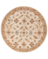 Livabliss Caesar Cae-1084 Khaki 6' Round Area Rug