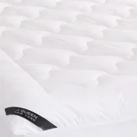 J Queen New York Royalty Allergen Barrier 233 Thread Count Cotton Top Mattress Pads