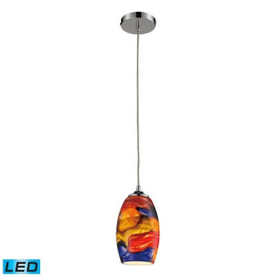 1 Light Pendant in Polished Chrome