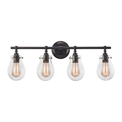Jaelyn 4 Light Vanity in Oil Rubbed Bronze