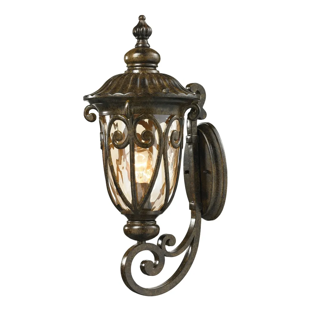 Logansport Collection 1 light outdoor sconce in Hazelnut Bronze