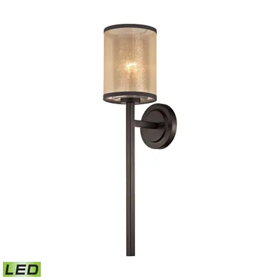 Diffusion 1 Light Wall Sconce in Oil Rubbed Bronze