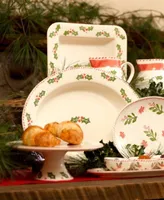 Euro Ceramica Natal Dinnerware Collection