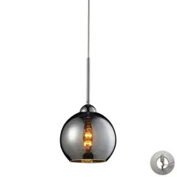 Cassandra 1 Light Pendant in Polished Chrome